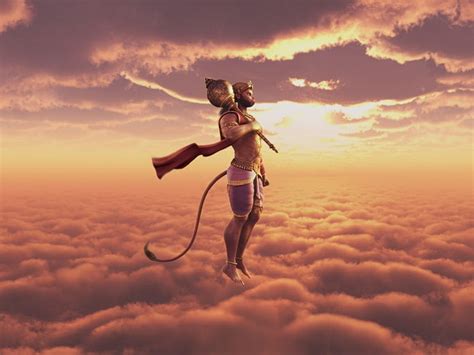 Lord Hanuman Flying, HD wallpaper | Peakpx