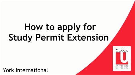 How to apply for Study Permit Extension - YouTube