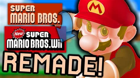 Super Mario Bros REMADE in New Super Mario Bros. Wii! | Newer Super Mario All-Stars Revived #1 ...