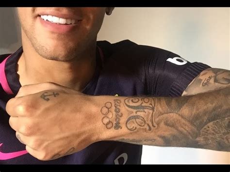 Neymar Back Tattoo