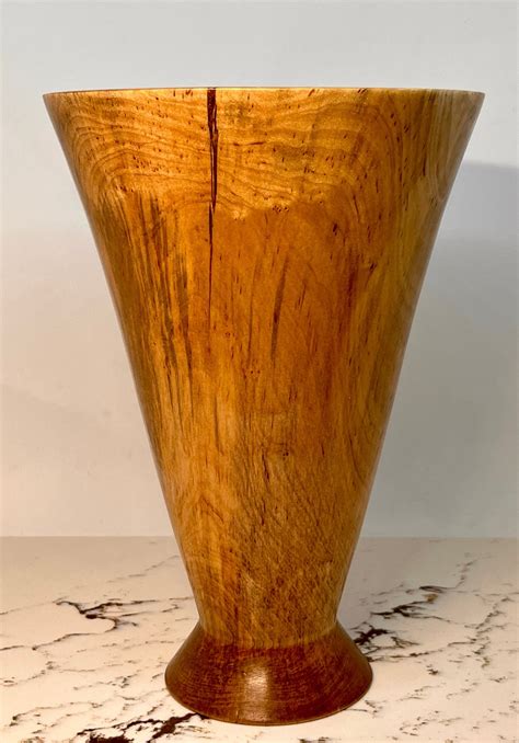 Hand Turned Wood Vase - Etsy