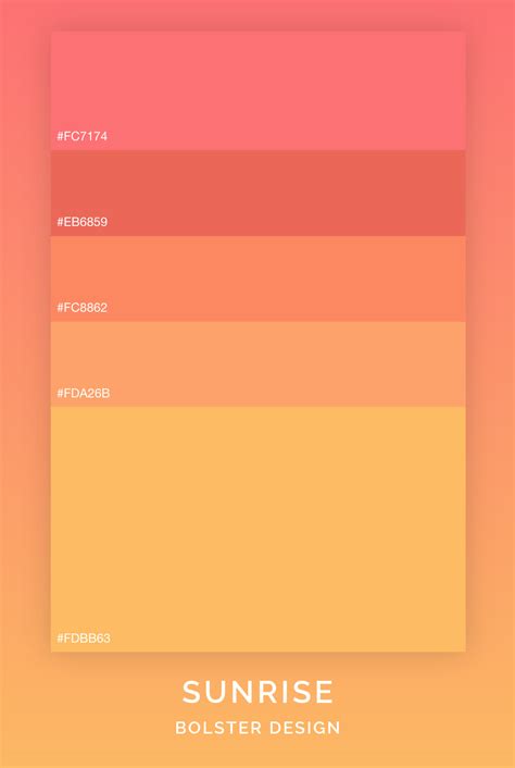 Vibrant Sunrise Color Palette
