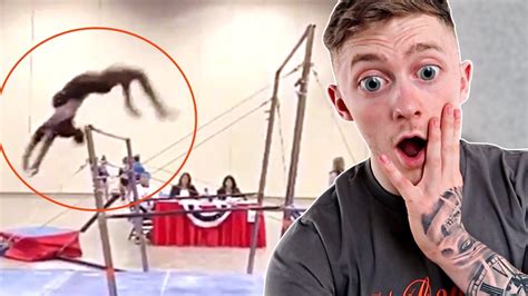 THE BEST GYMNASTICS FAILS I'VE EVER SEEN! - YouTube