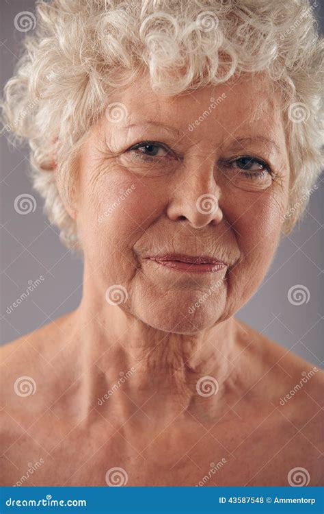 Elderly Woman Face