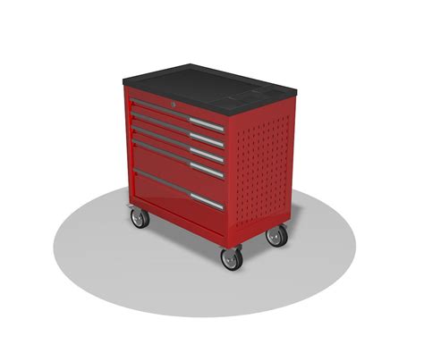 CRAFTING TABLE cart trolley 3D model | CGTrader