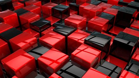 Download wallpaper 3840x2160 cubes, red, black, area hd background Full Hd Wallpaper, Original ...