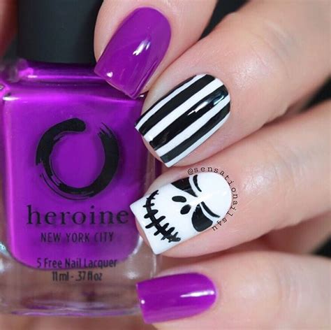 Halloween Nail Art - Touch Me Not | heroine.nyc Holloween Nails, Cute ...