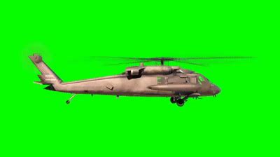 Green Screen Military Helicopter Black Hawk uh-60 - Footage PixelBoom on Make a GIF