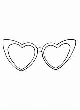 Sunglasses Coloring Pages Printable For Free Download sketch template