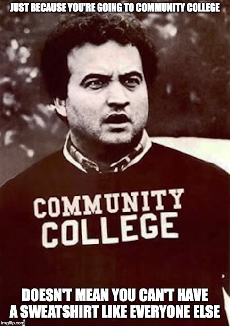 Community College Sweatshirt - Imgflip