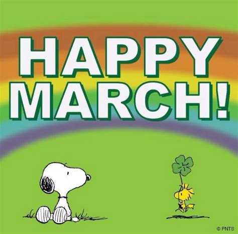 Happy March | Snoopy love, Snoopy, Happy march