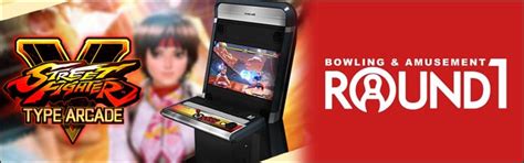 You can play Street Fighter 5 Type Arcade stateside exclusively at Round 1 arcades