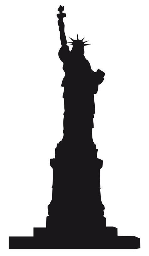Free Statue Of Liberty Silhouette, Download Free Statue Of Liberty Silhouette png images, Free ...