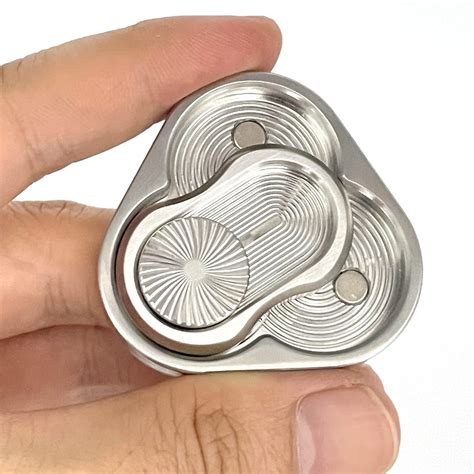 Buy Triangle Rotation Fidget Slider EDC Adult Metal Fidget Toys ADHD Tool Anxiety Stress Toys ...