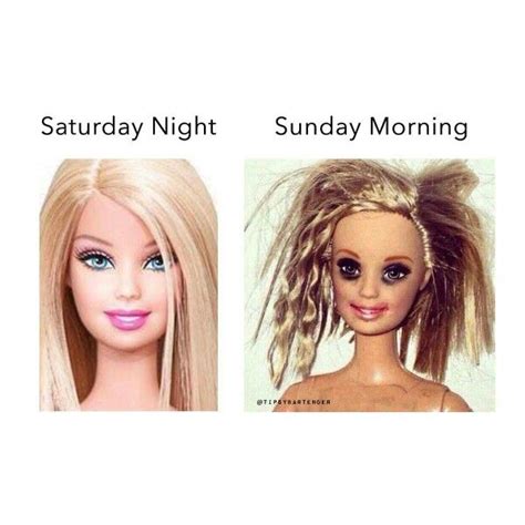 Pin by Taren Elder on Beauty (hair, skin, makeup) | Barbie funny, Bad barbie, Barbie