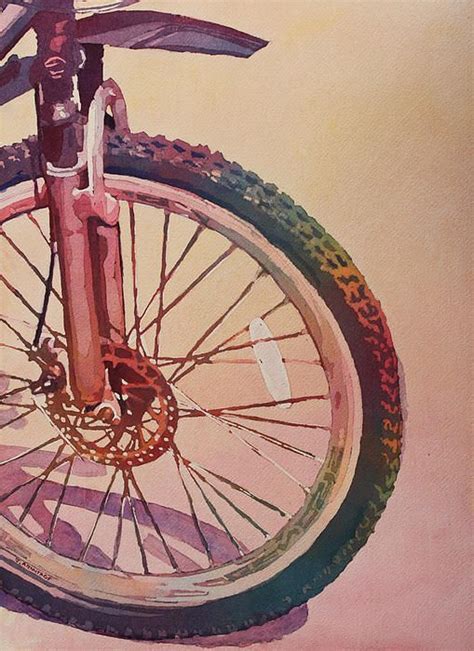 The Wheel in Color by Jenny Armitage | Bike art, Artwork, Art