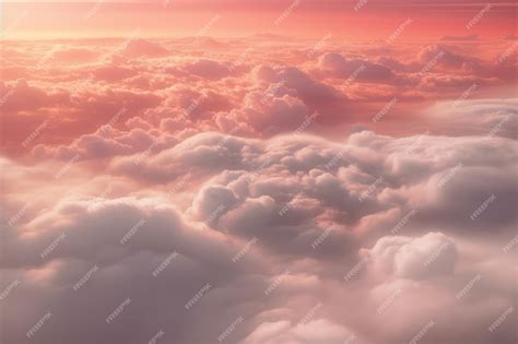 Premium AI Image | Pink clouds in the sky wallpaper