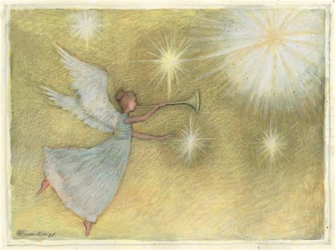 Buy Lang"Golden Angel", Classic Christmas Cards, Artwork by Susan ...