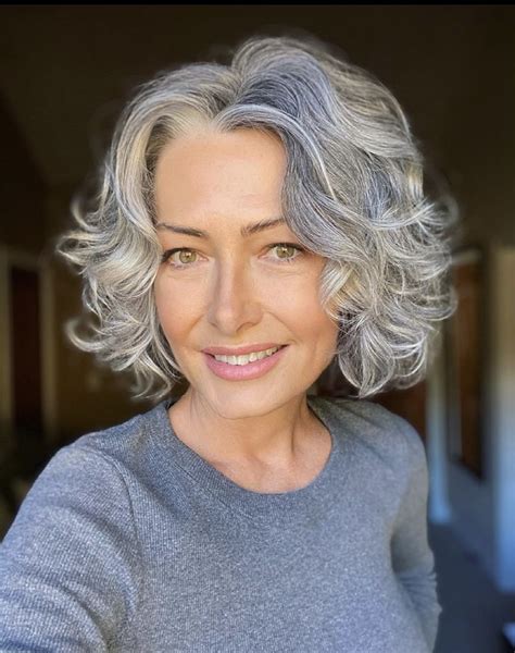 Pin by Marisa on Hair in 2021 | Grey curly hair, Frizz free hair, Beautiful gray hair