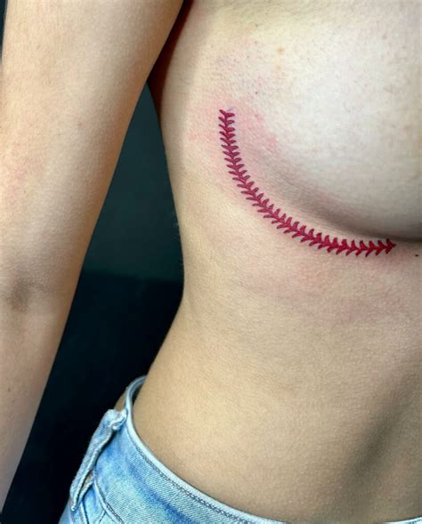 20+ Baseball Stitch Tattoo Ideas You Will Love!