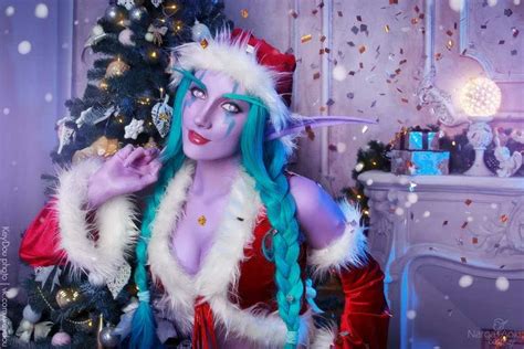 Winter Veil Night Elf Cosplay | Cosplay News Network