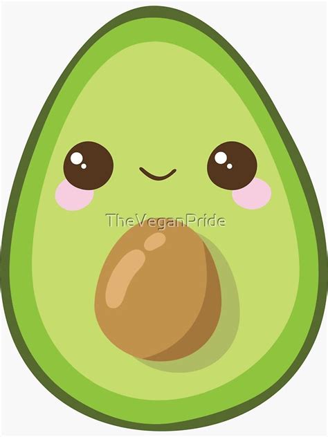 Cutest Avocado Ever Sticker