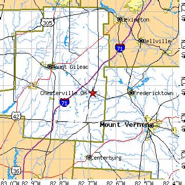 Chesterville, Ohio (OH) ~ population data, races, housing & economy