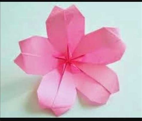 Detail Cara Membuat Bunga Sakura Dari Kertas Origami Yang Mudah Koleksi ...