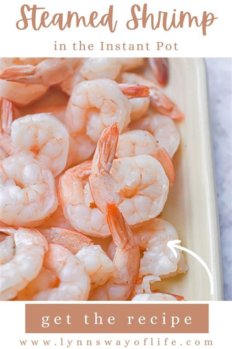 Steamed Shrimp in the Instant Pot | Steamed shrimp, Instant pot steam ...