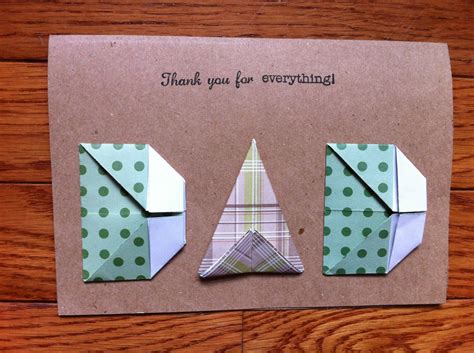 Father's Day Origami Card - HOLIDAYS