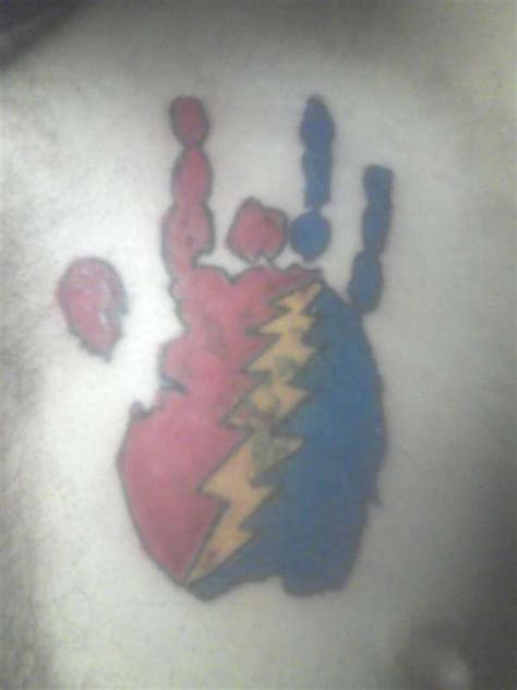 jerry garcia hand print stealy tattoo | Jerry garcia hand, Jerry garcia, Picture tattoos