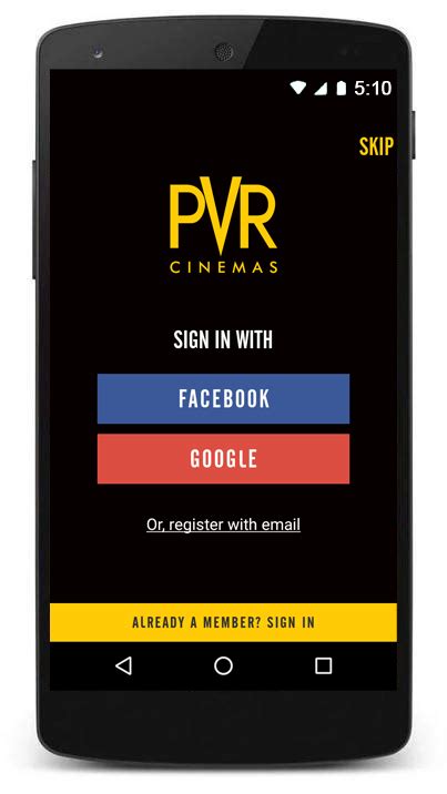 PVR Cinemas - Movie Tickets - Android Apps on Google Play