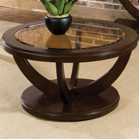 [View 29+] Round Coffee Table With Glass Top