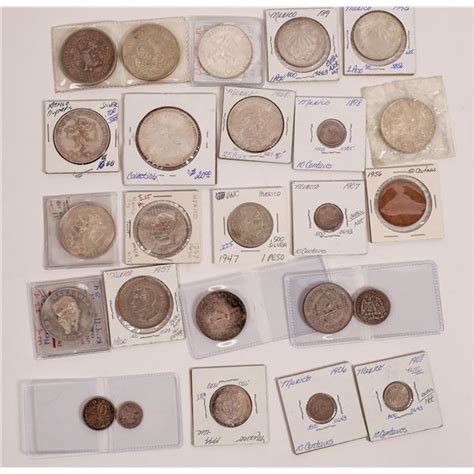 Mexican Silver Coins (24) [150653]