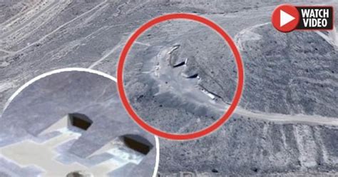 Area 51 EXPOSED? Google Earth uncovers 'alien HANGAR' near top-secret ...