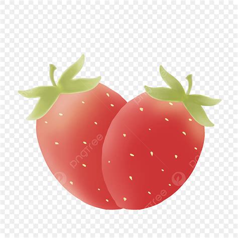 Hand Drawn Strawberry PNG Transparent, Simple Cartoon Hand Drawn Strawberry, Simple And Easy ...