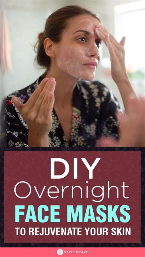 12 Easy DIY Overnight Face Masks To Rejuvenate Your Skin | Overnight face mask, Diy overnight ...