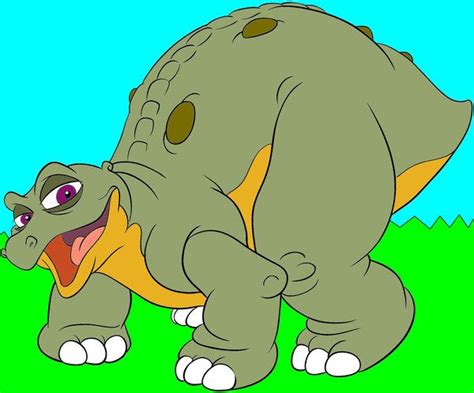 Spike the Stegosaurus | Stegosaurus, Painting for kids, Land before time dinosaurs