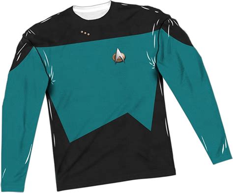 Tシャツ スタートレック Star Trek Tng Command Uniform Costume Sublimation Licensed Adult T Shirt GB0m5ZSK8l ...