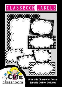 Black+and+White+Classroom+Labels | TPT Classroom Labels, Classroom Decor, White Polka Dot, Polka ...