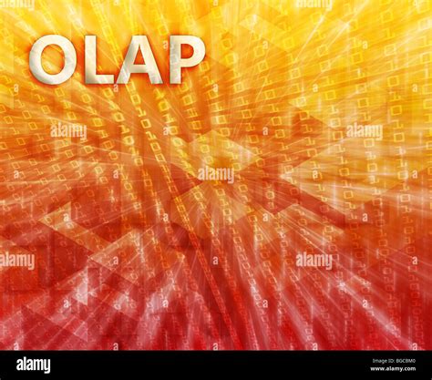 OLAP Business intellegence abstract, computer technology concept illustration Stock Photo - Alamy