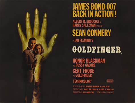 GOLDFINGER (1964) POSTER, BRITISH, STYLE B | James Bond Film Posters | 2020 | Sotheby's