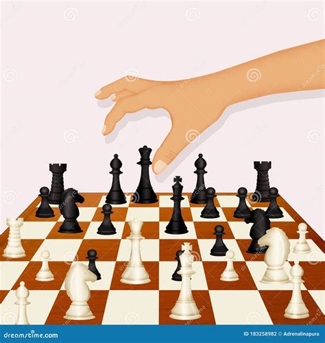 Illustration of chess game stock illustration. Illustration of funny ...