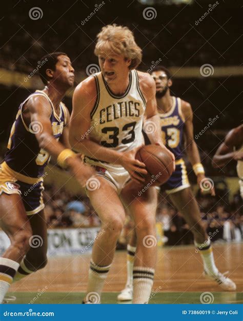 Larry Bird, Boston Celtics. Editorial Stock Image - Image of bird ...