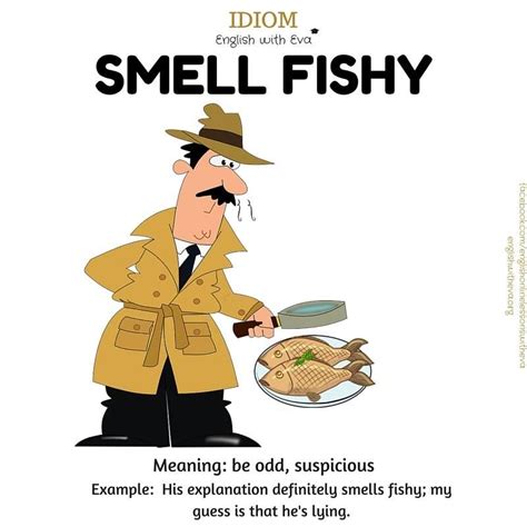 Idiom: SMELL FISHY | English idioms, English phrases idioms, Idioms