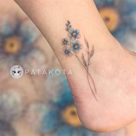 Top 61 Best Forget Me Not Tattoo Ideas - [2021 Information Guide] | Forget me not tattoo ...