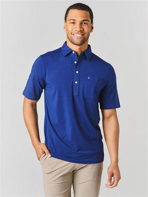 Criquet Men’s Pima Stretch Players Shirt Polo - Saint Bernard