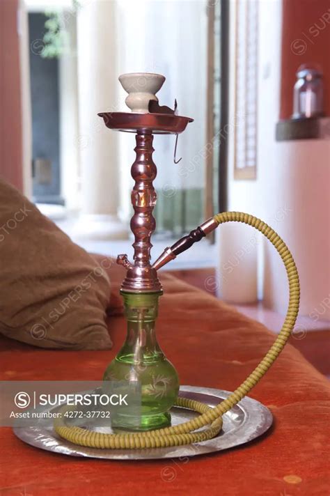 Hookah or Hubble Bubble, Maison mk Hotel, Marrakech - SuperStock