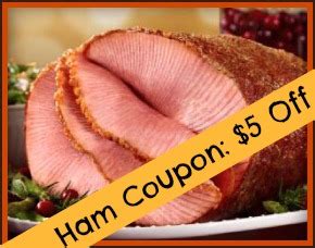 Honey Baked Ham Coupons: $5 Off Printable Coupon And More