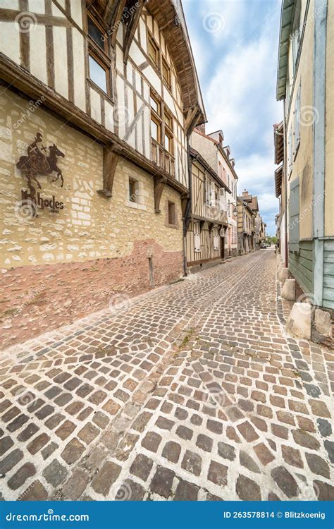 Half-timbered Houses in Troyes, France Stock Photo - Image of architecture, construction: 263578814